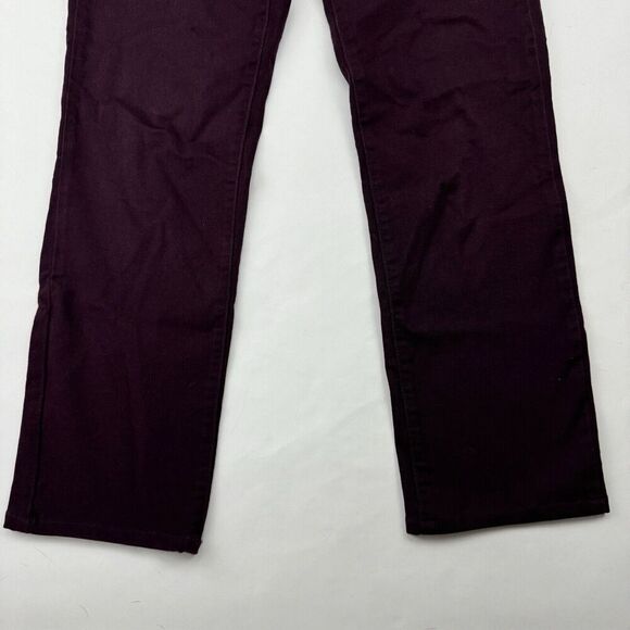 Levi’s Purple/Plum Straight Leg Denim Jeans Size 6M (28x28) Cotton Blend Stretch - Picture 4 of 10